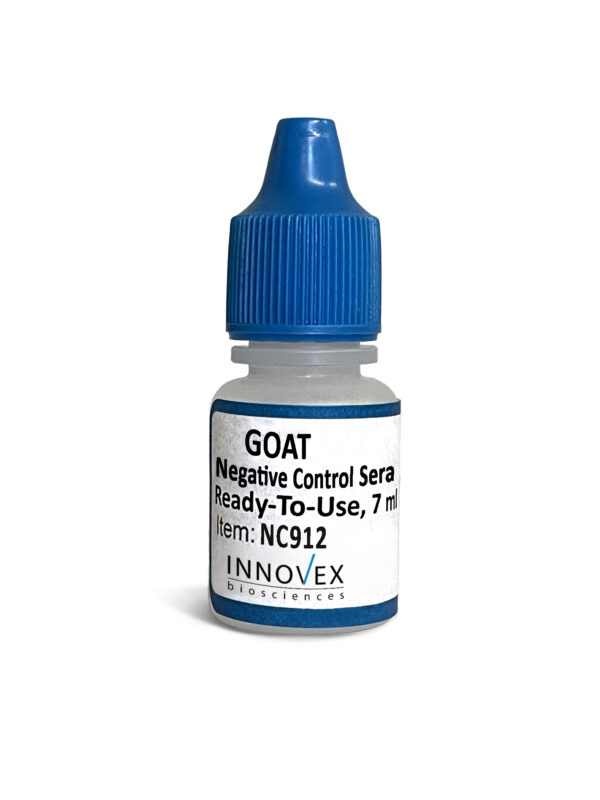 Goat Negative Control Sera, 7 ml of Ready-To-Use, Product No: NC912